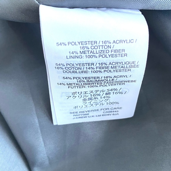 Crewcuts Silver Metallic Dress with Leopard Patterns and Bow on Back - Picture 5 of 5